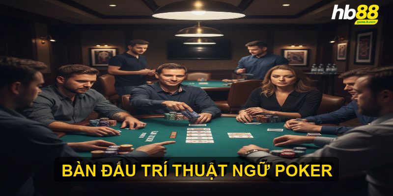 Thuật ngữ chỉ vị trí và hành động trong ván Poker