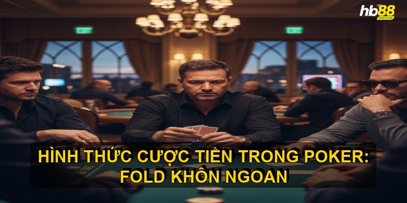 Cược Fold trong Poker bảo vệ vốn của bạn